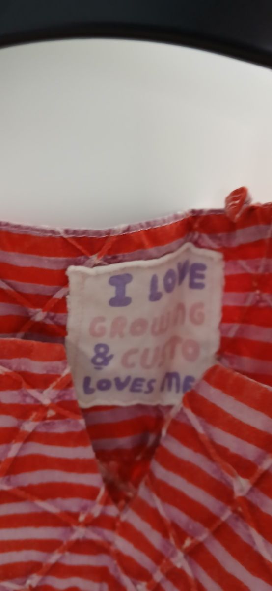 BLUSA MARCA CUSTO niña talla 8, colorido