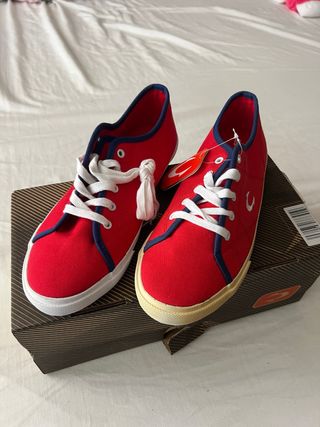 Zapatillas Jonh Smith rojas y azules