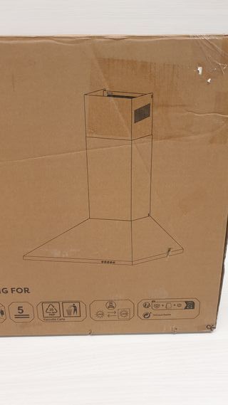 Campana extractora Ciarra 60cm - acero inoxidable