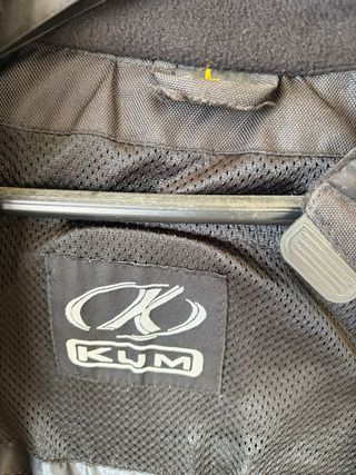 Chaqueta moto verano negra