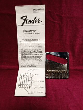 Puente Fender Telecaster Vintage Original Cromado