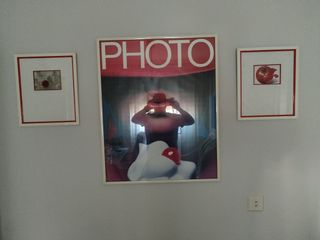 3 Quadri fotografici - rossi e bianchi