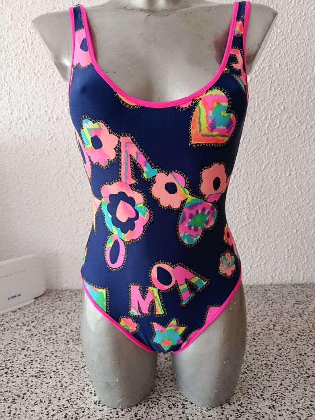 Bañador Azul y Rosa Talla 38 . 40 . 42 . 44