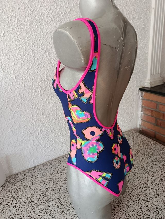 Bañador Azul y Rosa Talla 38 . 40 . 42 . 44