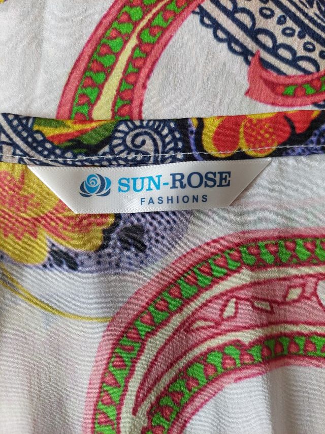 Túnica Playera Multicolor - Talla Única