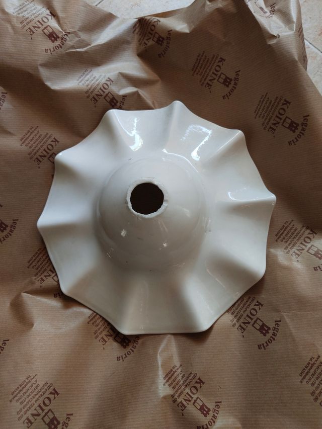 Tulipa lámpara Japón vintage porcelana
