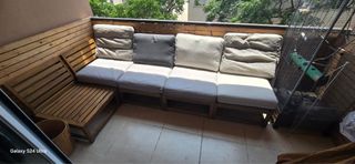 Sofá modular IKEA NÄMMARÖ marrón