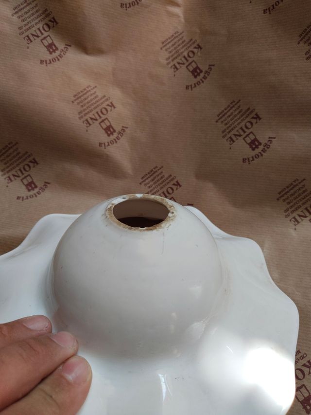 Tulipa lámpara vintage japonesa años 30