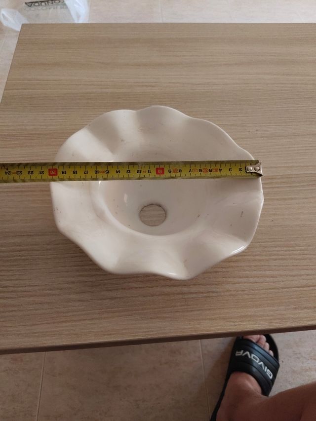 Tulipa lámpara vintage japonesa años 30