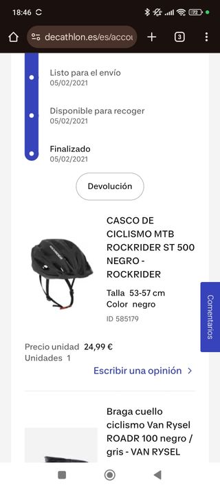Bicicleta Rockrider montaña