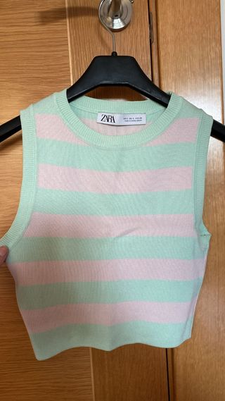 Top rayas Zara .