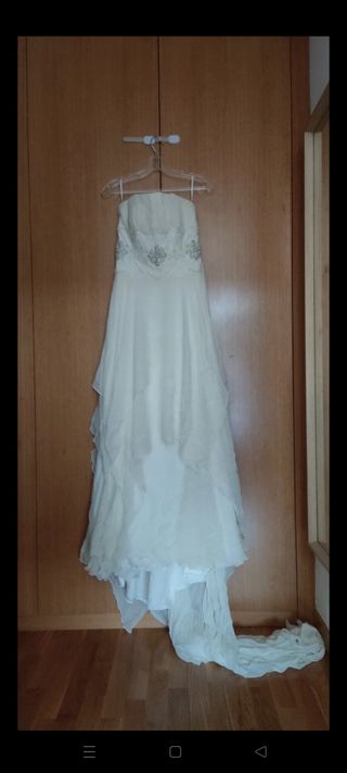 Vestido novia Rosa Clará blanco
