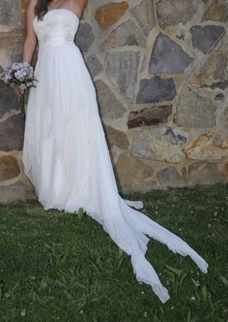 Vestido novia Rosa Clará blanco