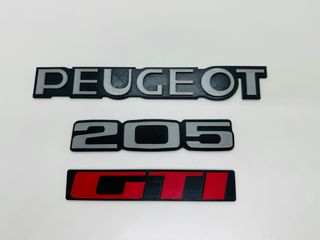 Anagrama Peugeot 205 GTI