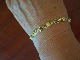 Bracciale filigrana argento placcato oro