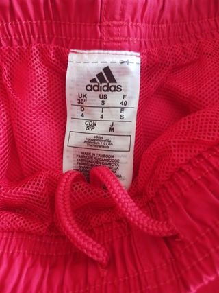 Bañador Adidas rojo - Talla S