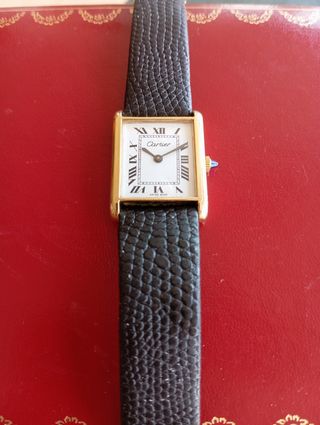 Reloj Cartier Tank Oro 18k