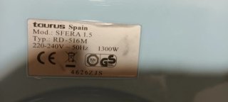 Freidora Taurus Sfera  - 1,5L A ESTRENAR