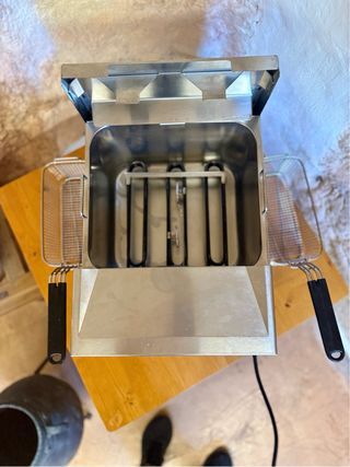 Freidora Edessa TF 9 acero inoxidable