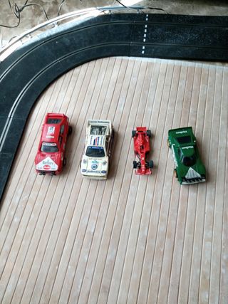 Scalextric RC-3200 con ¡¡ 4 coches de Scalextric!!