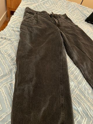 Vaqueros Pull&Bear negro/gris, talla M