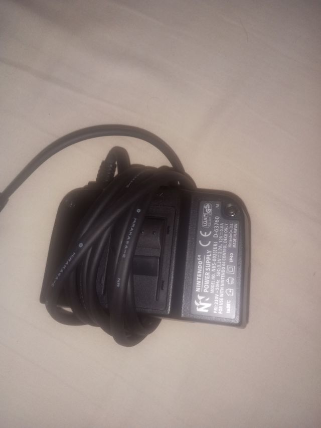 Cavo corrente e video Nintendo 64