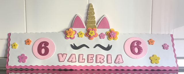 Corona Unicornio Cumpleaños