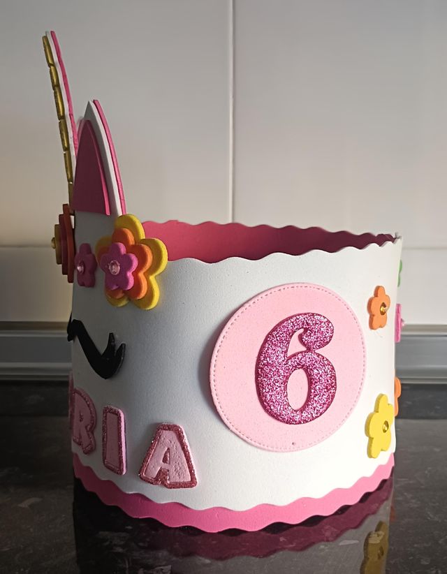 Corona Unicornio Cumpleaños