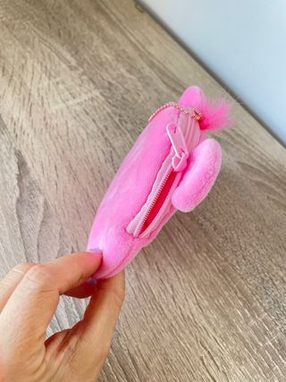 Monedero oso amoroso rosa