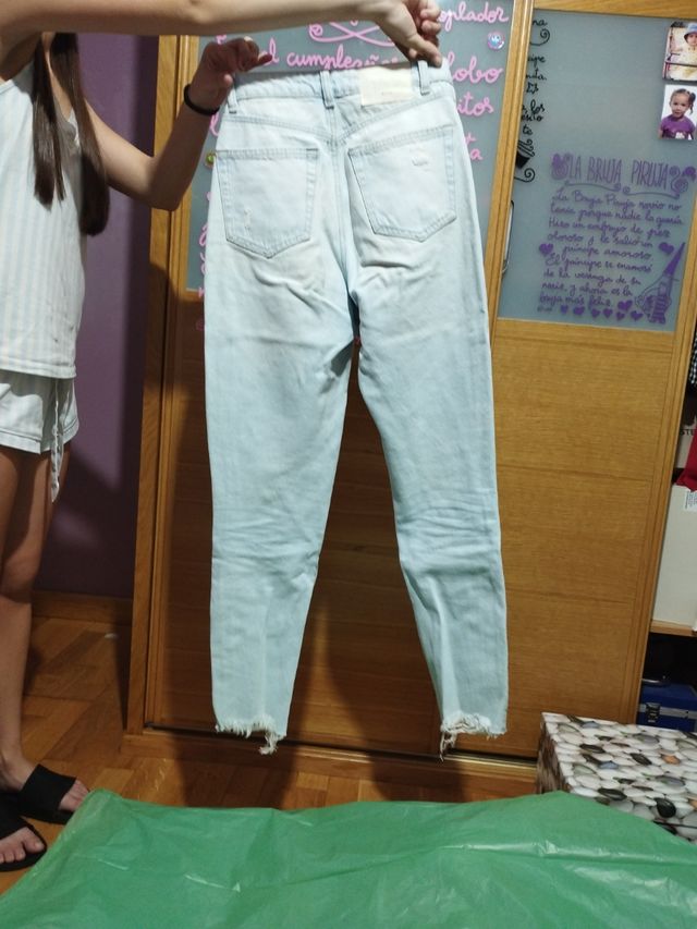 Vaqueros rotos | Pantalón azul claro