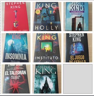 Varios libros de Stephen King