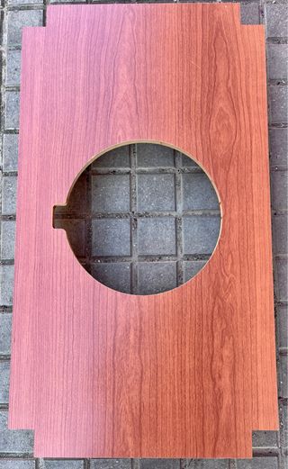 Pie mesa camilla rectangular marrón