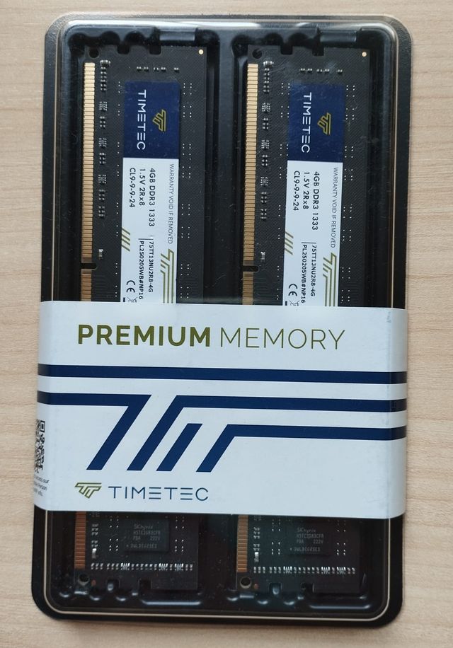 NUEVOS 32GB DDR3 (8x4GB) Módulos TIMETEC PREMIUM