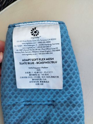 Ergobaby Portabebés Azul Claro