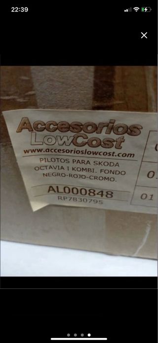 Pilotos traseros Skoda Octavia I