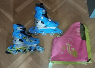 Patines en línea infantiles, talla 34-37
