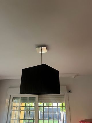 3 Lámparas Decorativas Negras