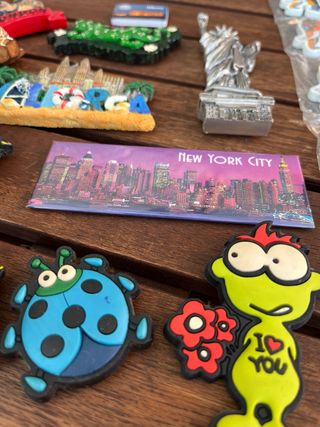 Imanes de viaje: Londres, Nueva York, etc.