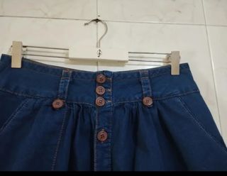 Falda vaquera Zara azul - Talla M