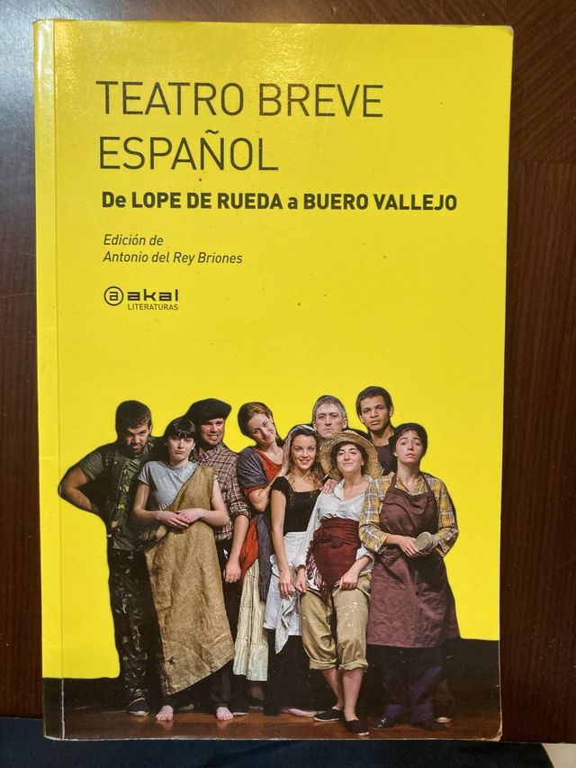 Teatro breve español: De Lope de Rueda a Buero ...
