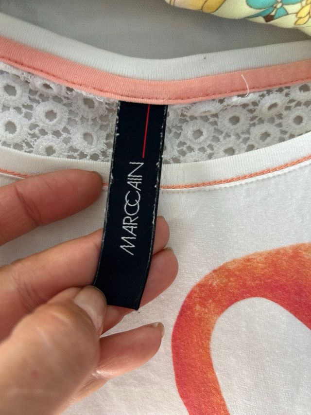 Top Marc Cain estampado flamencos T-M