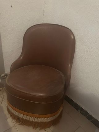 Sillón vintage marrón