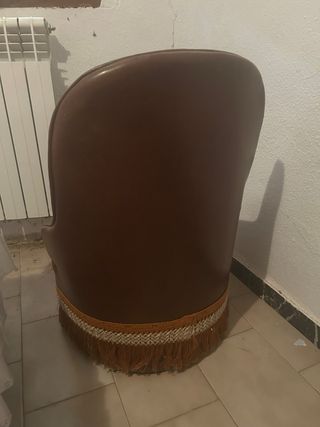 Sillón vintage marrón