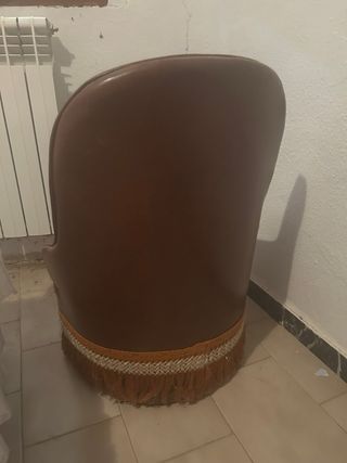 Sillón vintage marrón
