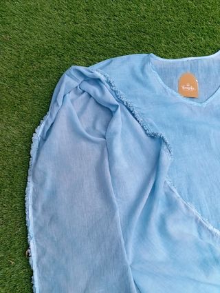 Camisola playa azul - Talla única con etiqueta