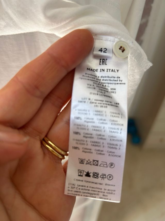 Camisa a rayas Rosso35 - S 