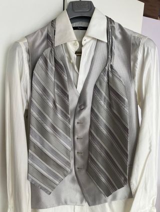 Traje novio negro talla M (38-40)