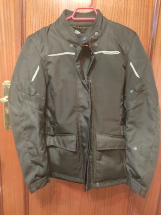 Cazadora moto mujer negra Tucano Urbano