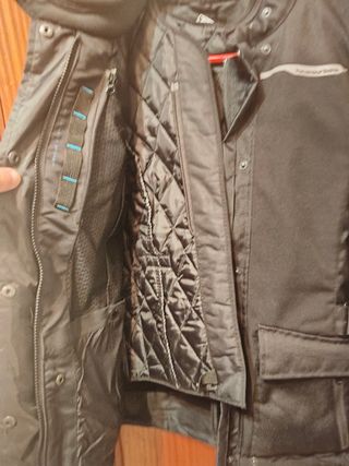 Cazadora moto mujer negra Tucano Urbano