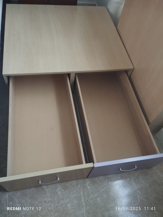 Cama nido madera compacta - marrón/morado